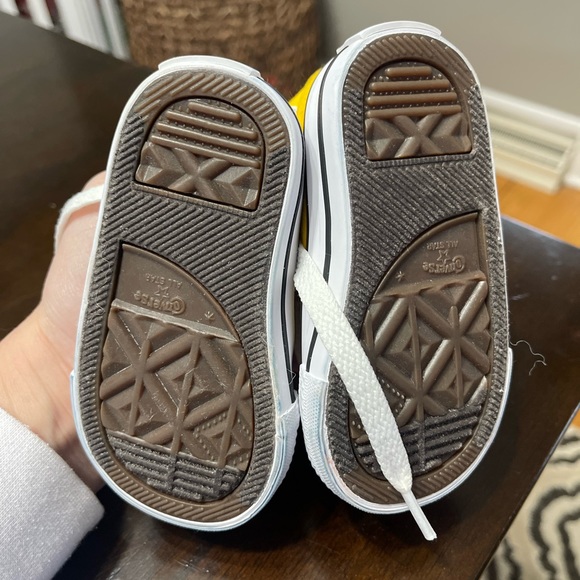 Converse Chuck Taylor All Star Hi Sneaker - Baby Toddler - Lemon Chrome Yellow - Picture 4 of 6